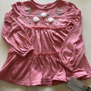 Kids Headquarters Pink Floral Long Sleeve Top